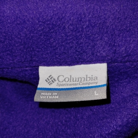 Columbia fleece jacket purple colorway - Picture 7 of 7
